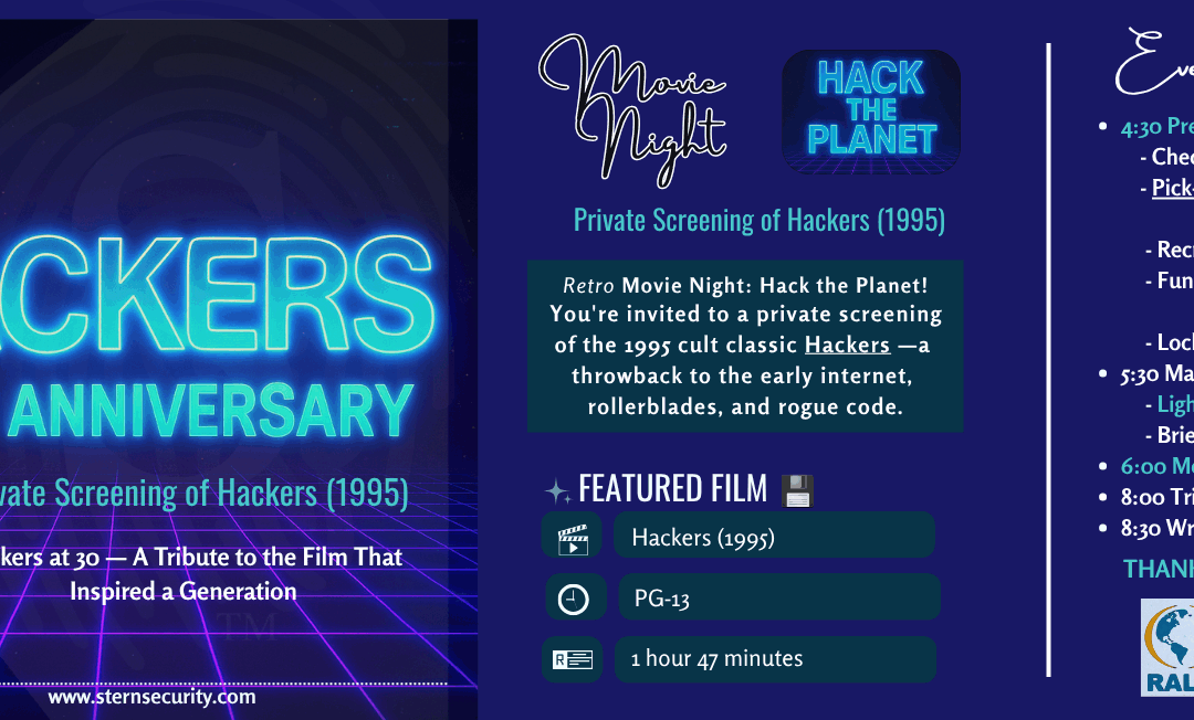 Hack the Planet: A Retro Hacker Movie Night + Culture Experience